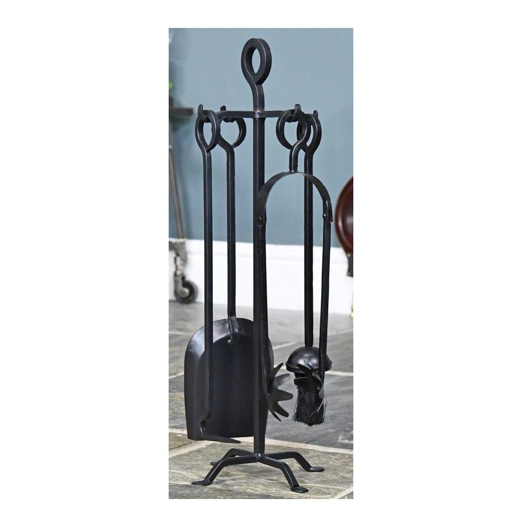 Latest Designer Fireplace Tools Set Iron Tool Set and Holder Outdoor Fire set Fire Pit Stand Rustic Tongs Shovel & Poker