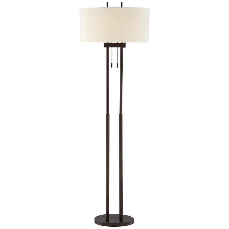 Tree Style Floor Lamp Brushed Steel Metal Adjustable Shades Standing Bright Lighting for Living Room Reading House Bedroom Home