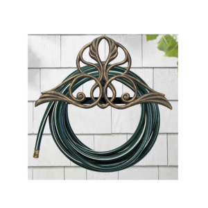 High End Selling Heavy Duty Garden Water Hose Holder Wall Mount Hose Hanger Decorative Durable Garden Hose Storage