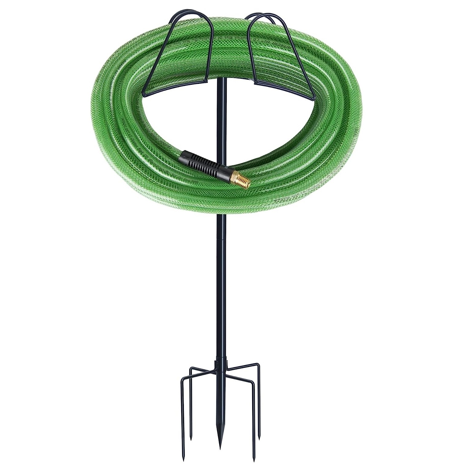 Freestanding Heavy Duty Hose Stand for Outside Water Hose Hanger Detachable Garden Butterfly Design Hose Holder