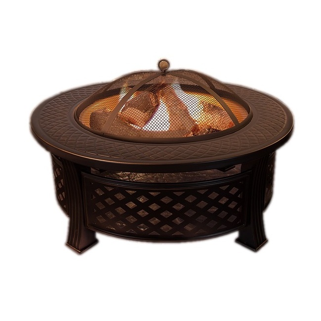 Unique Design Heavy Duty Round Shape Iron Fire Bowl High Quality Indoor And Outdoor Iron Fire Pit For Wholesale