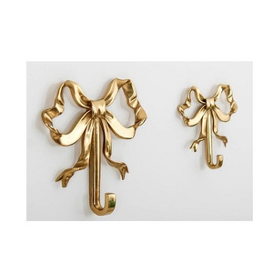 Bulk Quantity Best Price Decorative Bow-Knott Brass Hook Wall Hook for Hanging Hook for Coat/Hat/Towel/Clorthes Bathroom Use