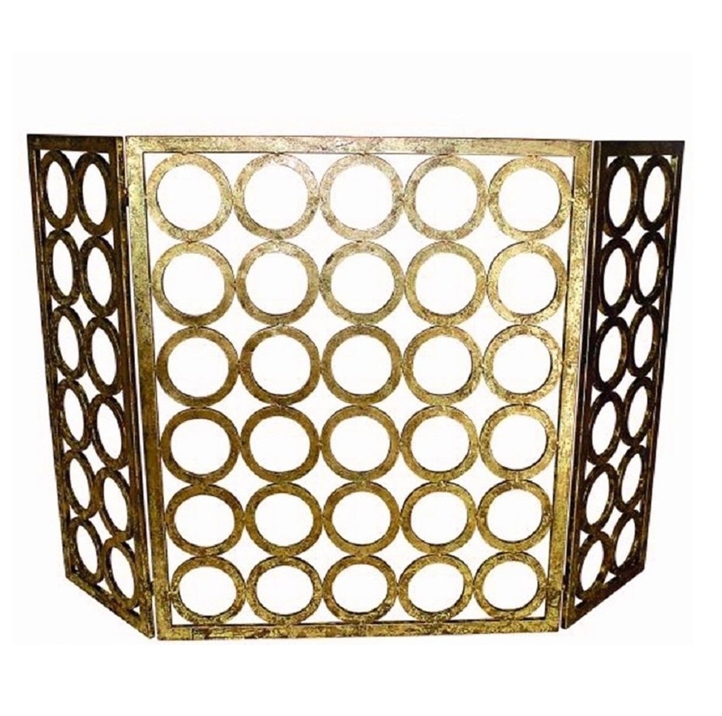 High Selling outdoor garden decoration foldable fireplace accessories spark screen metal Iron fire pit wire mesh screen