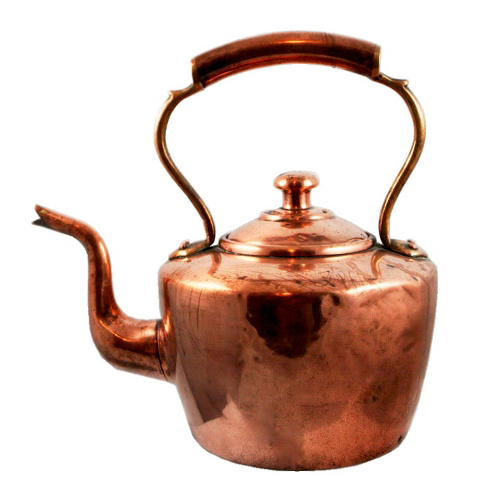 Hot Selling Luxury Metal Pure Copper Tea Kettle Bacterial Free Decorative Tea Kettle Metal Copper Tea kettle