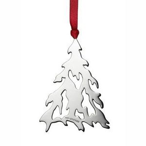 New Arrival Glamorous Silver Iron Christmas Decor X-Mas Tree Ornaments For Home Decoration Handmade Customized