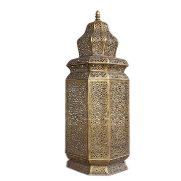 Metal Candle Lantern For Home Hotel Restaurant Canteen Cafe Modern Design Custom Shape Moroccan Style Customized Powder Coated