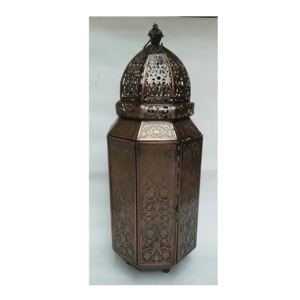 Bronze Color Moroccan Lantern High Class Quality Handmade Wholesale Candle Holder Ramadan Decoration Designer Lantern