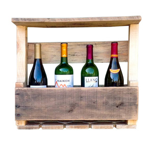 Best Quality Natural Mango Wood Color For Handmade Restaurants Kitchen wall  Wine Bottle Holder Wall Hanging Wood Wine Rack