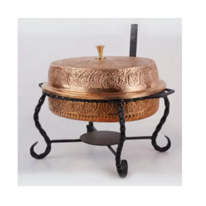 Hot Sale Hotel & Restaurant Supplies Commercial Equipment Metal Buffet Stove Metal Copper Chafing Dishes Buffet Set Food Warmer