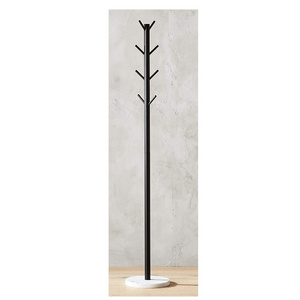 Metal Coat Rack Hall Coat Tree With 8 Hooks for Coats Hats Bags Purses for Entryway Hallway Rack Bedroom Office