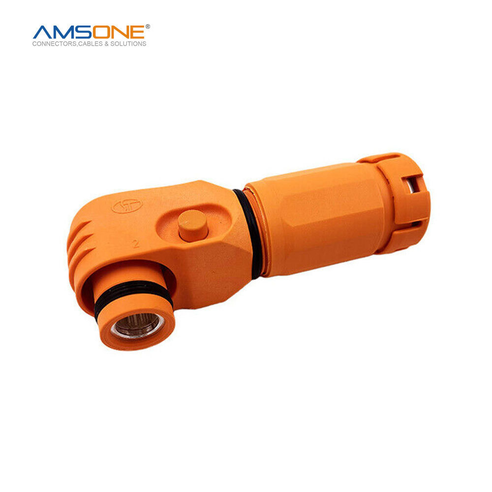 Amsone Custom Factory Price Cable Magnetic 2 Contact 6 Pin Dc Power Male To Female Energy Storage Connector