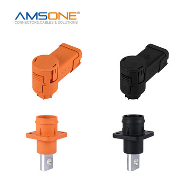 Amsone Custom Factory Price Cable Magnetic 2 Contact 6 Pin Dc Power Male To Female Energy Storage Connector