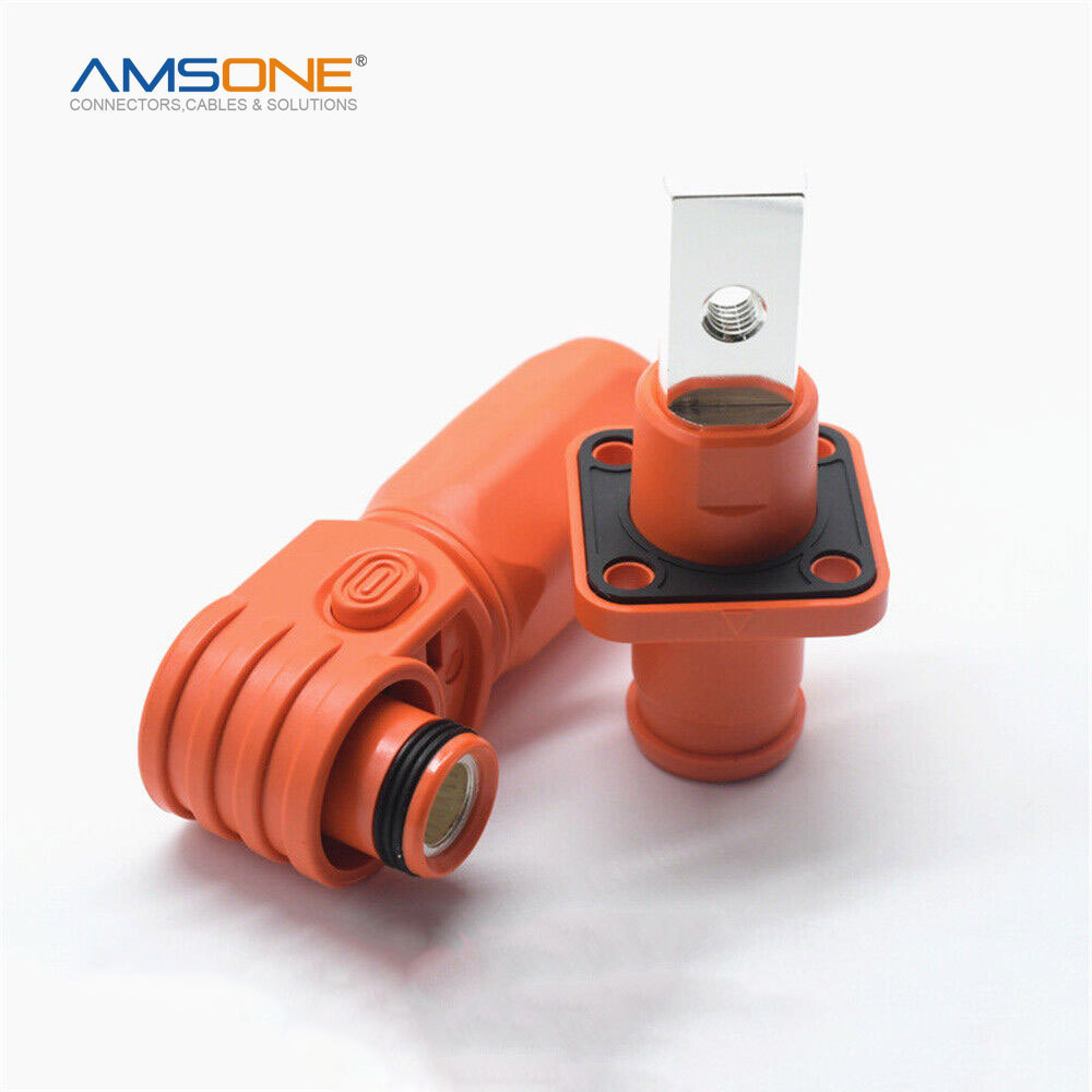 Amsone Custom Factory Price Cable Magnetic 2 Contact 6 Pin Dc Power Male To Female Energy Storage Connector