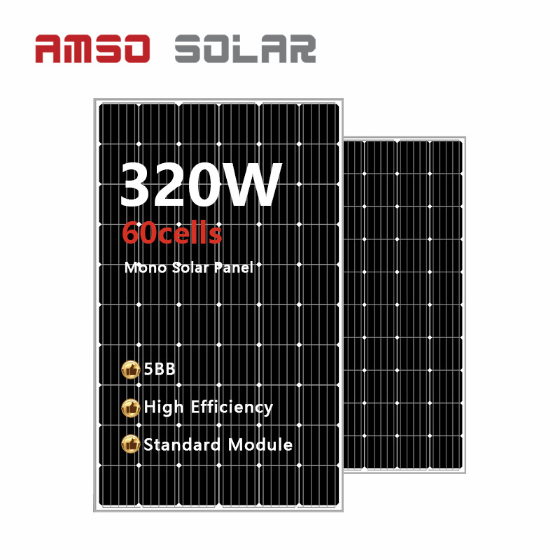 High efficiency 60 cell solar panel 320w monocrystalline panel solar 320 watt 36v solar panel with inventory