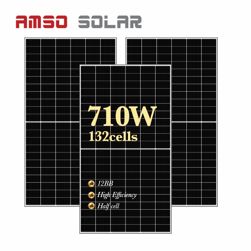 New technology 600W 650W 700W 710W 800W 1000W half cell mono solar panels for sale