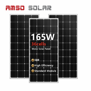 Manufacture price 165w solar panel 36 cell	solar panel sun power