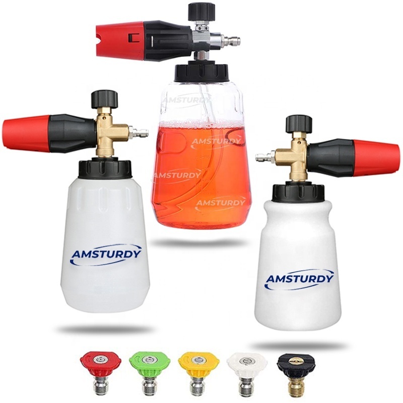 AMSTURDY Auto Detailing Foam Cannon 4000psi Pressure Washer Foam Cannon