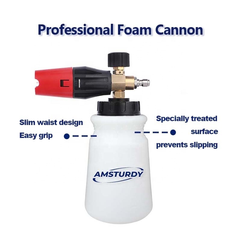 AMSTURDY FC13T EQP_310  snow foam cannon de espuma para dj car wash hi pressure washer snow foanm lance foam cannon attachment