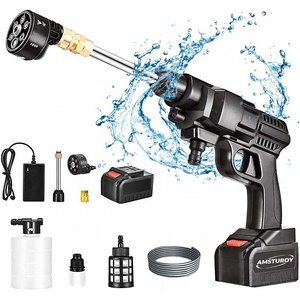 Amsturdy CP03 cordless jet wash  battery operated  portable  cordless pressure washer 12v high pressure car washer