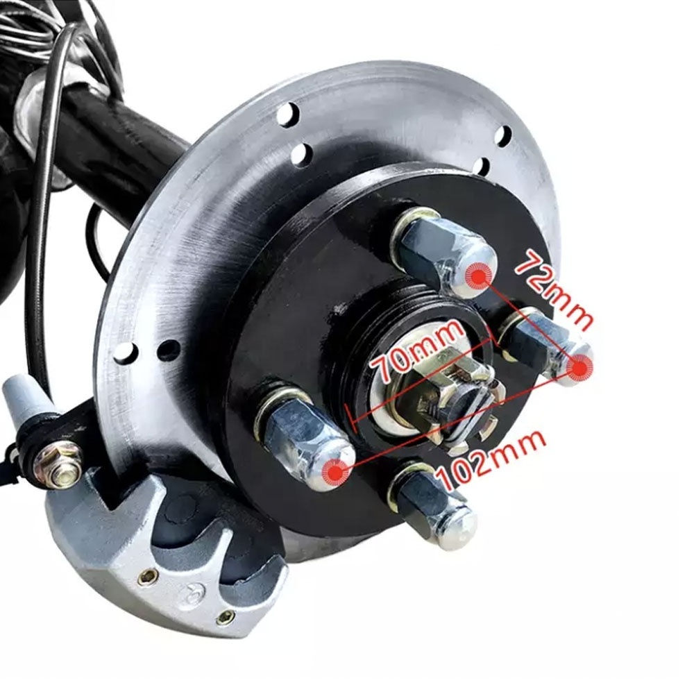 High Quality Electric rickshaw electric car motor kits rear axle for Tricycle rear axle assembly