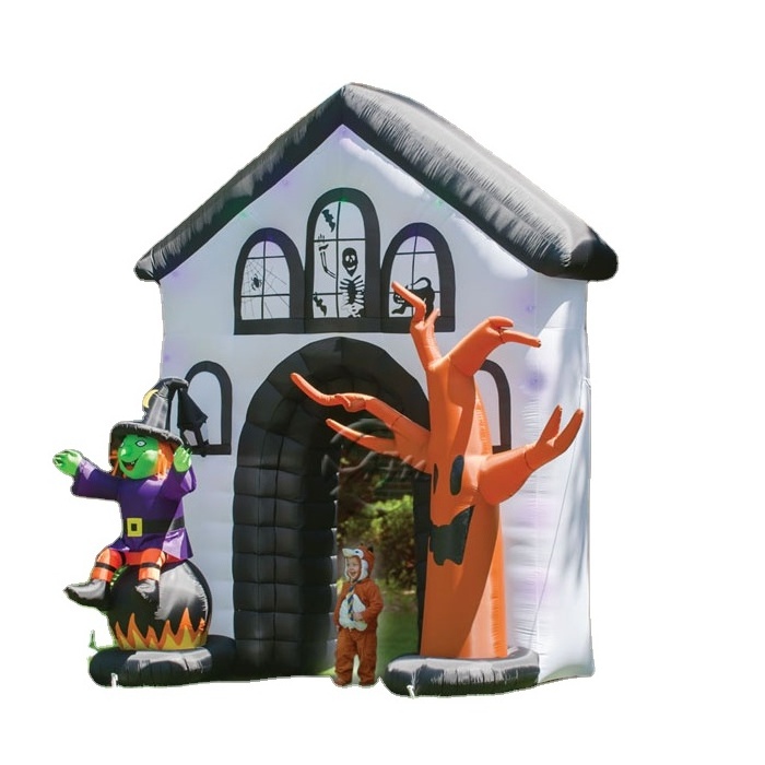 Giant inflatables haunted house, halloween arch decorations, inflatable halloween for sale