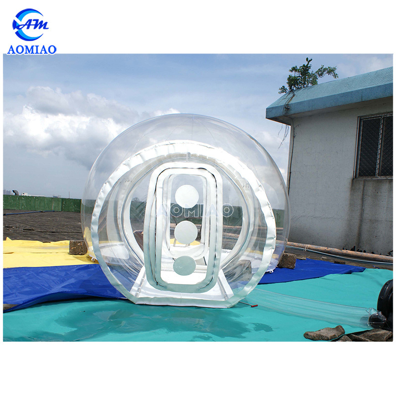 Inflatable transparent bubble tree tent for camping