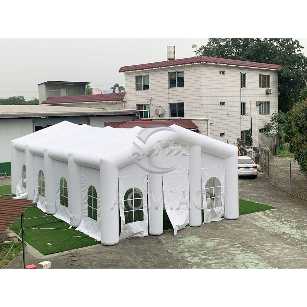 High Quality Large Inflatable Cube Tent With Led Lights Inflatable Tunnel For Rental