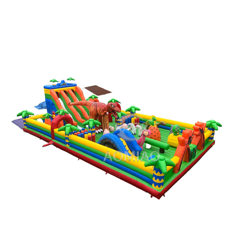 Kids Amusement Outdoor Theme Inflatable Playground Trampoline Park For Sale