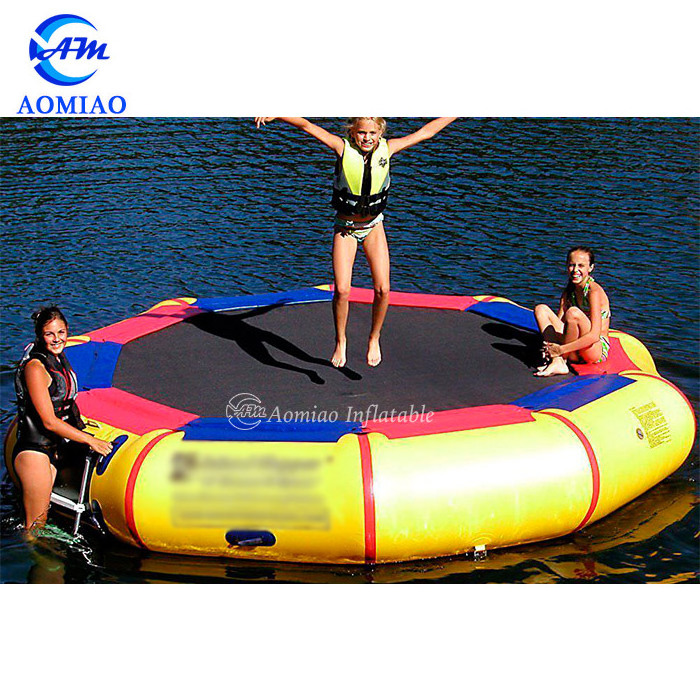 Durable cheap inflatable sungear water trampoline inflatable sea trampoline