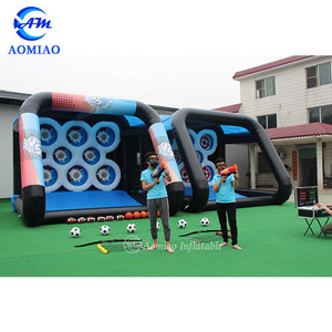 Interactive Shooting Games Inflatable Combi Sport Arena With IPS System