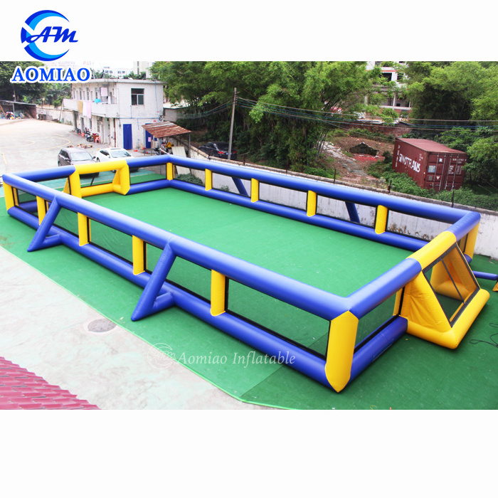 Bubble soccer game  inflatable football pitch backyard soccer field