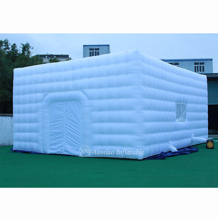 LED outdoor inflatable cube tent inflatable camping tent for sale