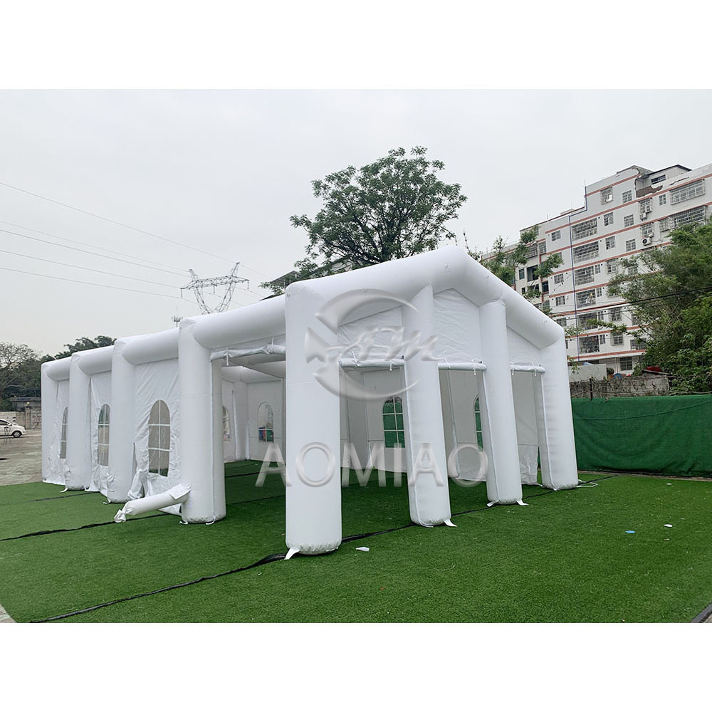 High Quality Large Inflatable Cube Tent With Led Lights Inflatable Tunnel For Rental