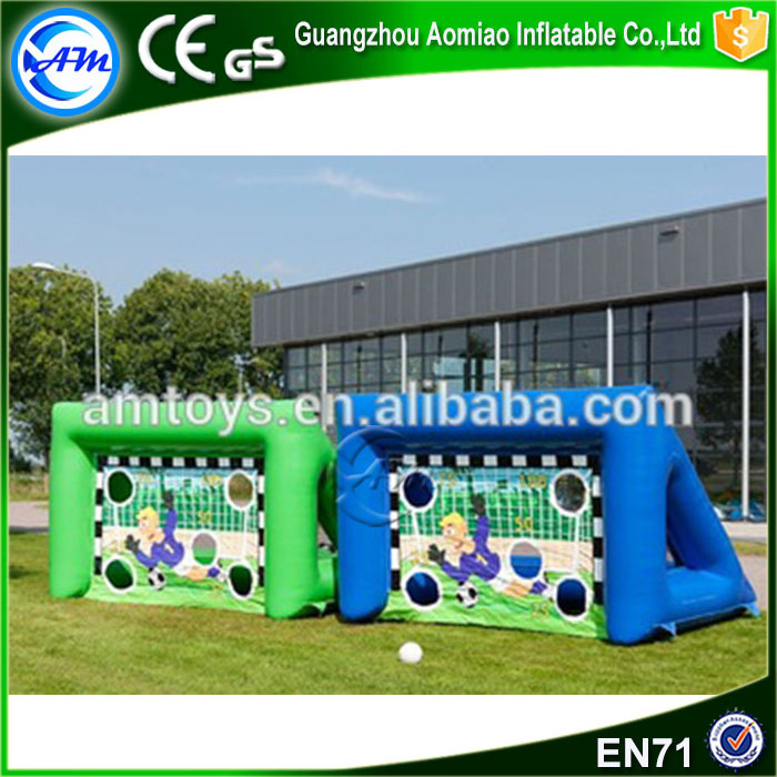 outdoor inflatable soccer shooting speed cage inflatable batting cage for football game