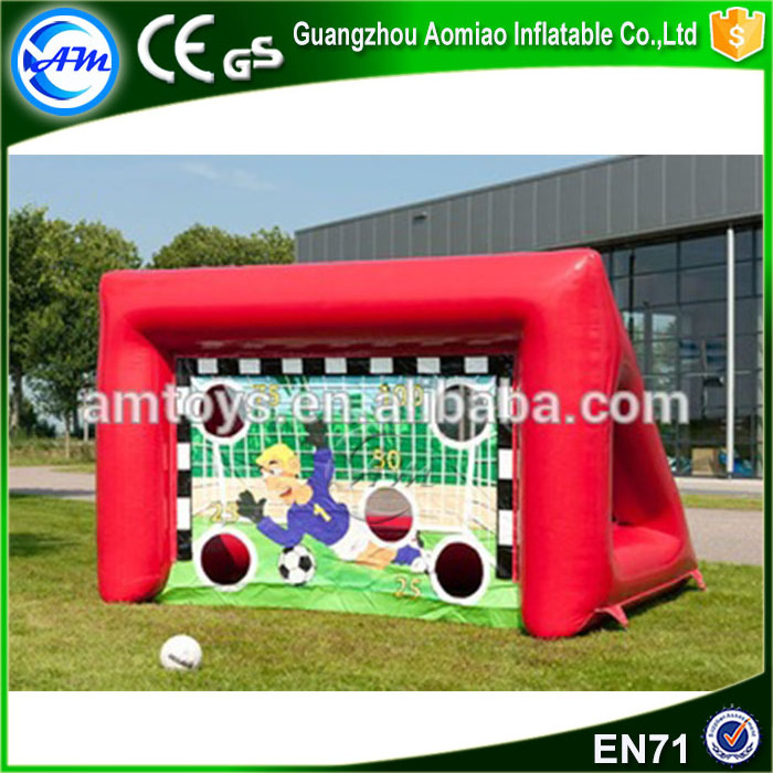 outdoor inflatable soccer shooting speed cage inflatable batting cage for football game