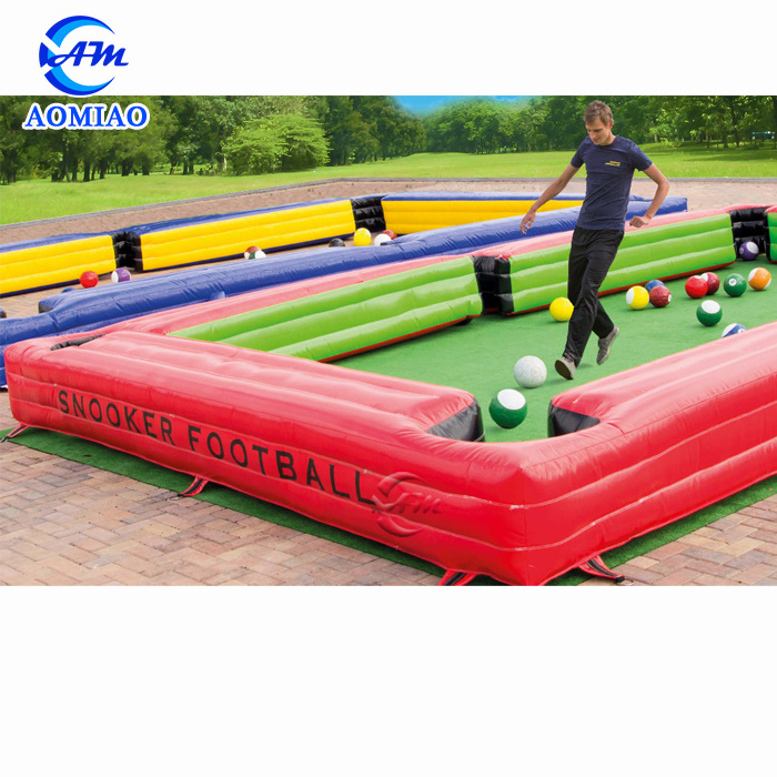 Attractive Inflatable Snooker Ball Game Playground Soccer Pool Table Inflatable Billiard Ball