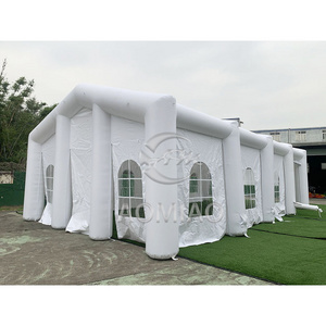 High Quality Large Inflatable Cube Tent With Led Lights Inflatable Tunnel For Rental