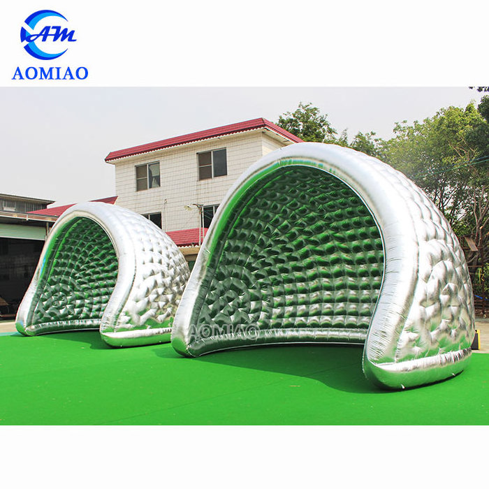 Half moon inflatable igloo tent arch event tent