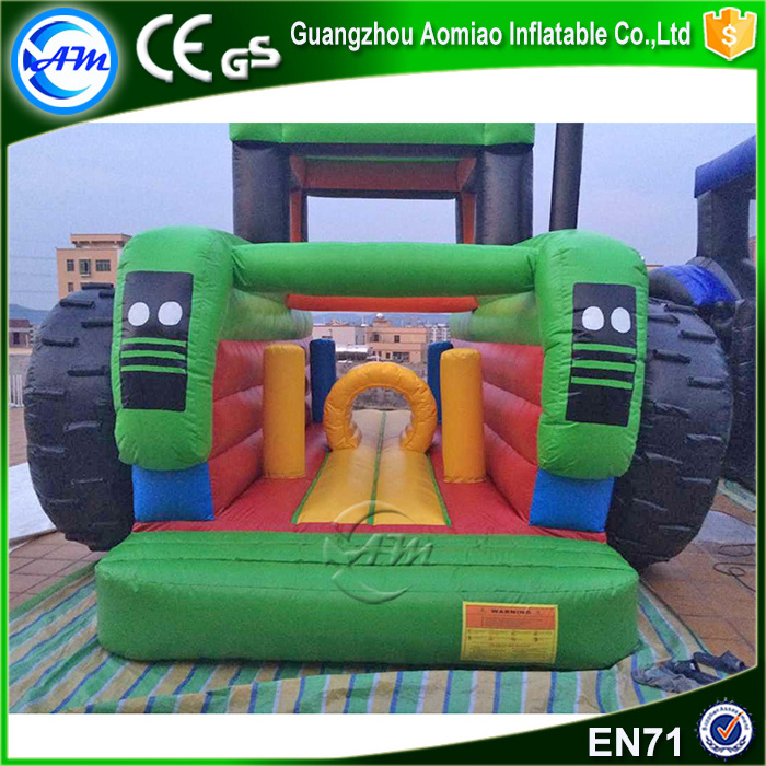 Hot sale Tractors inflatable bounce house bouncer bouncy castle for kids