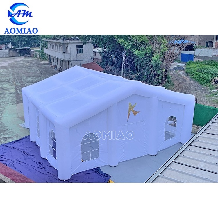 LED lighting mobile night club tent inflatable cube tent party tent for events