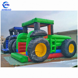 Hot sale Tractors inflatable bounce house bouncer bouncy castle for kids