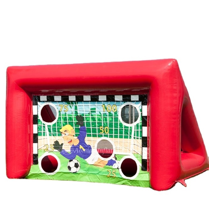 outdoor inflatable soccer shooting speed cage inflatable batting cage for football game