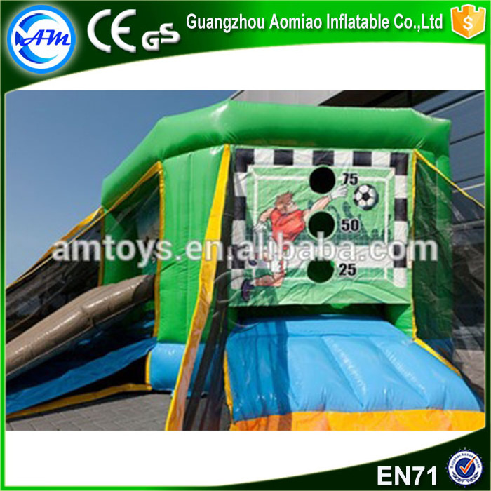 outdoor inflatable soccer shooting speed cage inflatable batting cage for football game