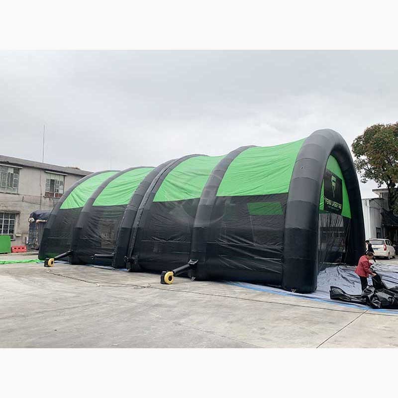 Wholesale inflatable paintball bunker field tent inflatable sport field tent inflatable paintball area for sale