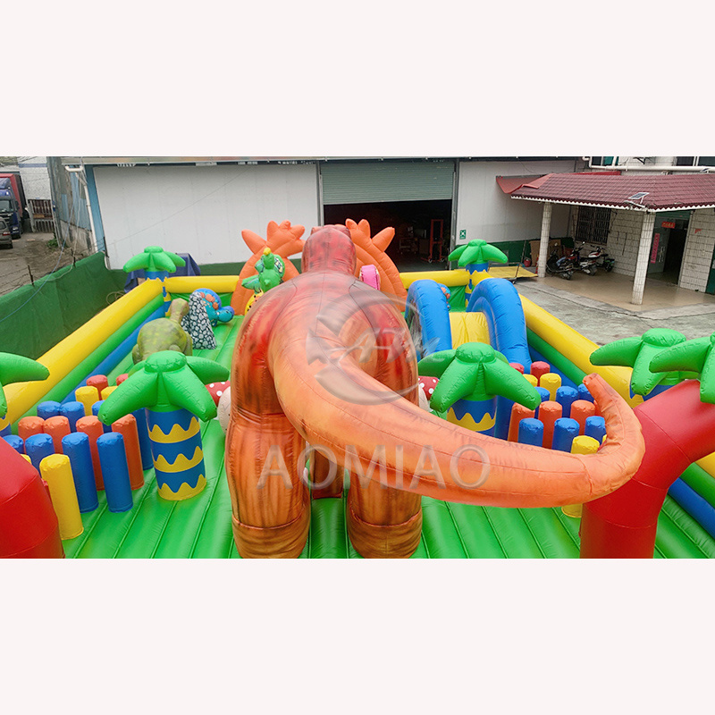 Kids Amusement Outdoor Theme Inflatable Playground Trampoline Park For Sale