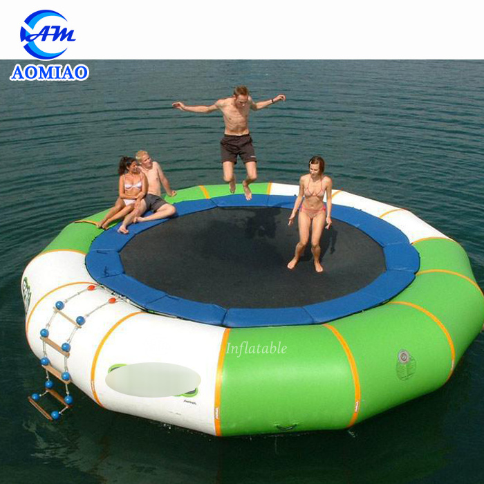 Durable cheap inflatable sungear water trampoline inflatable sea trampoline