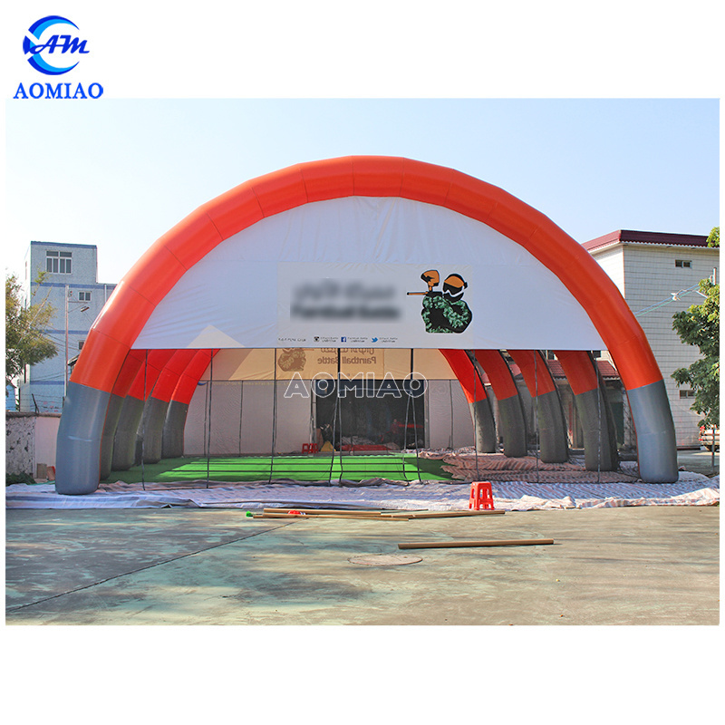 High quality huge tent inflatable paintball field shooting range inflatable paintball tent