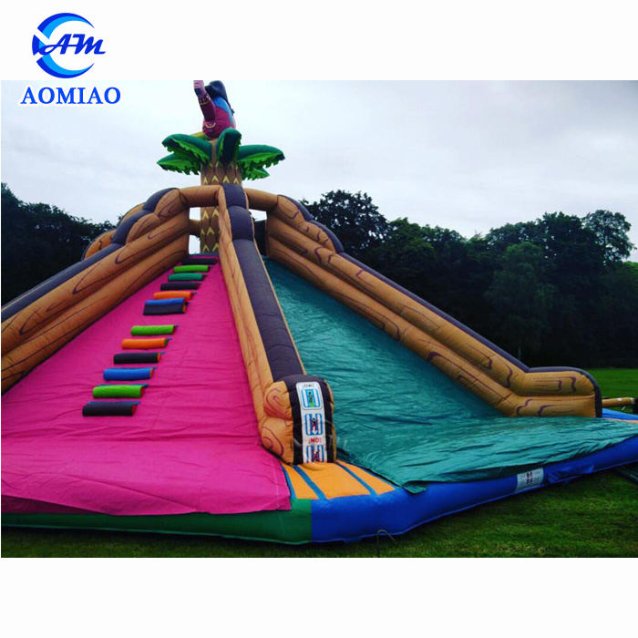 Giant colorful inflatable volcano slide commercial inflatable slide for sale