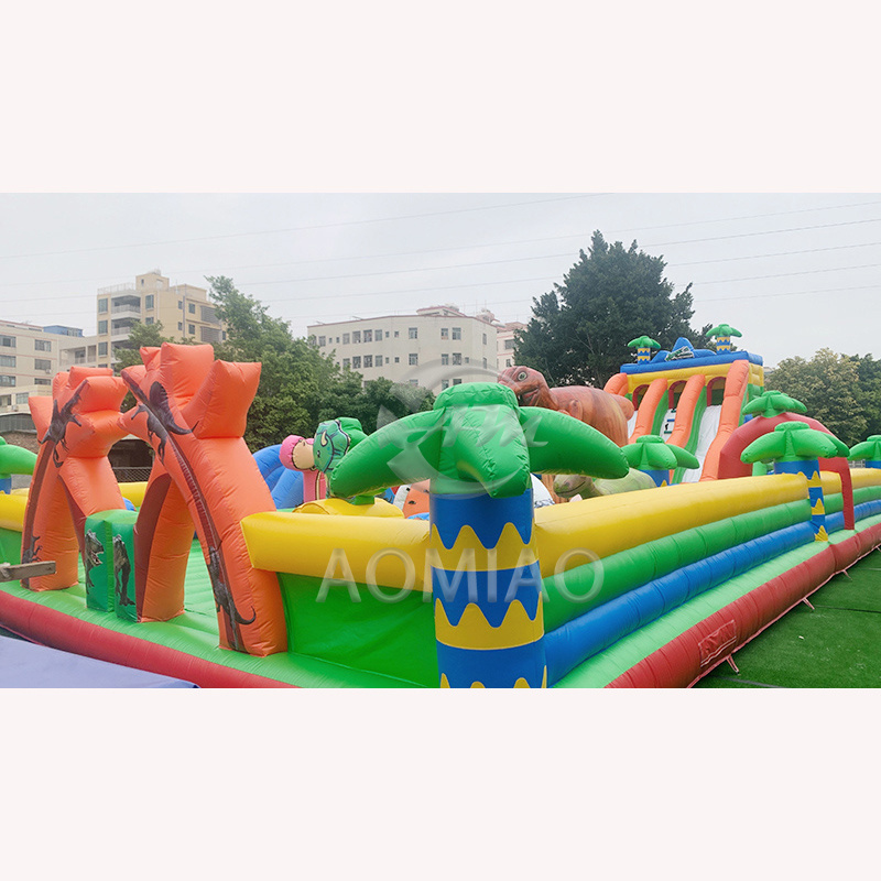 Kids Amusement Outdoor Theme Inflatable Playground Trampoline Park For Sale