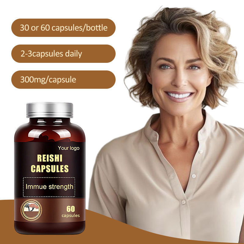 AMULYN Ganoderma lucidum extract reishi mushroom capsules